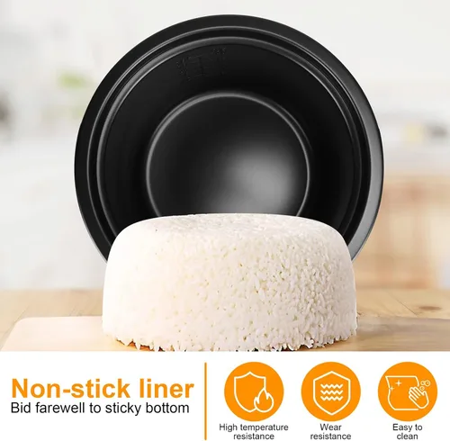 Miniatura 3 de 40 tazas (cocidas) olla arrocera comercial y calentador