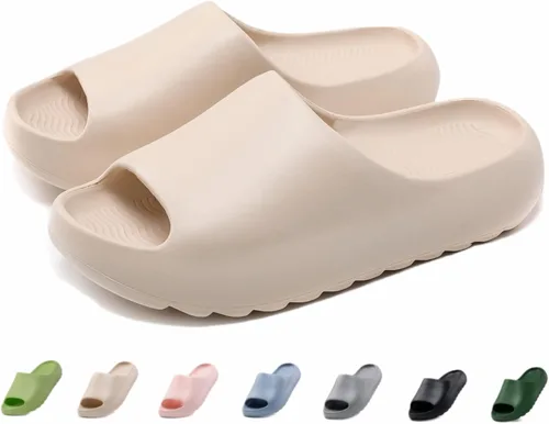 Sandalias acolchadas para mujeres, hombres y niños, cómodas, antideslizantes, suaves, impermeables, para baño, ducha, sandalias acolchadas de suela