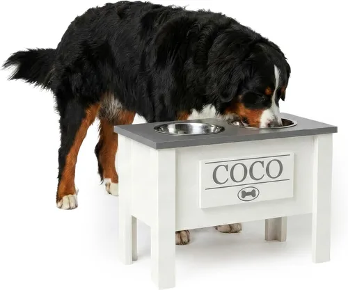 Miniatura 26 de GrooveThis Woodshop Soporte Personalizado de Cuenco Elevado para Perros de Tamaño Grande, Mediano, Pequeño y Extra Pequeño - Cuencos de Acero Negro