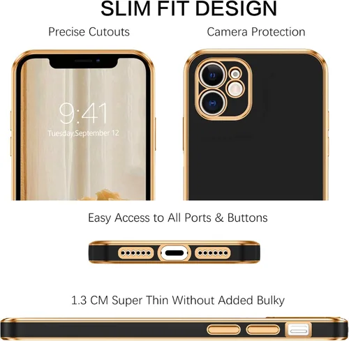 Miniatura 2 de VENINGO Funda para iPhone 11, fundas para iPhone 11, TPU suave de ajuste delgado, con pulsera ajustable, resistente a los arañazos, a prueba