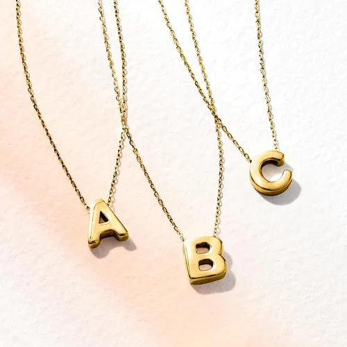 Miniatura 3 de Ross-Simons 14kt Yellow Gold Mini Initial Necklace