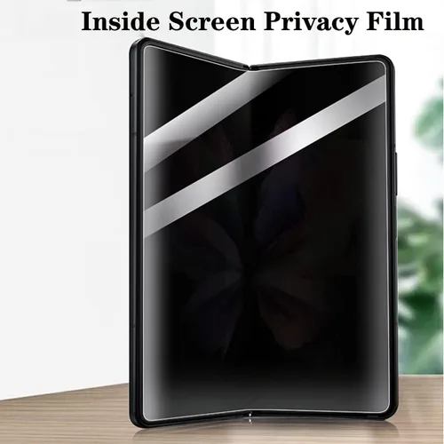 Miniatura 3 de Paquete de 2 protectores de pantalla de privacidad compatibles con Galaxy Z Fold 3, antiespías, 1 protector de pantalla exterior + 1 protector