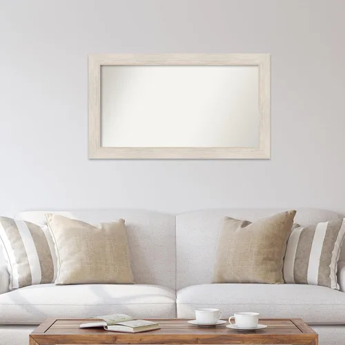 Miniatura 4 de Amanti Art Espejo personalizado, espejo de baño de madera dura, espejo de pared o espejo de tocador de baño sobre el fregadero (25 x 43 pulgadas)