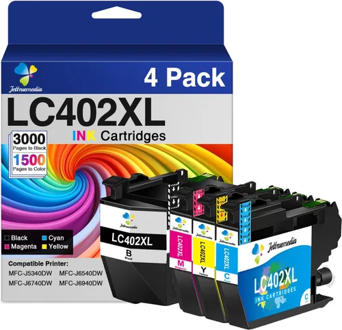 LC402XL LC402 - Cartuchos de tinta compatibles con Brother LC402XL para impresora Brother MFC-J5340DW MFC-J6540DW MFC-J6940DW MFC-J6540 MFC-J6740DW