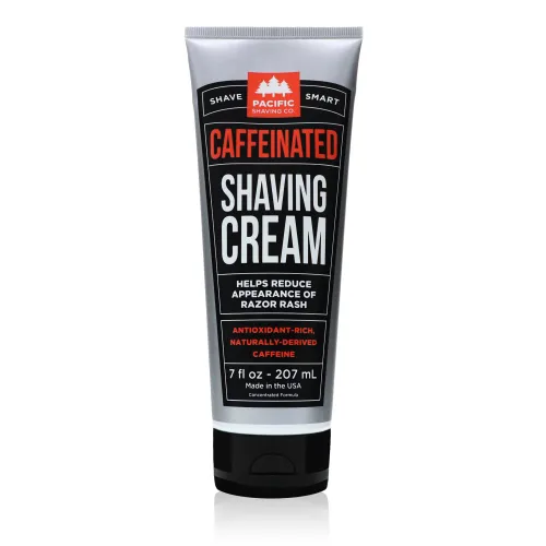 Miniatura 22 de Pacific Shaving Company Crema de afeitar natural – Manteca de karité + crema de afeitar de vitamina E para pieles sensibles – Fórmula limpia