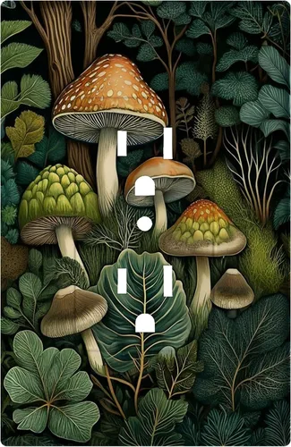 Miniatura 154 de Decorativo Arte Interruptor de Luz Cubiertas de Pintura al óleo Estilo Flores Placa de Pared de Interruptor de Interruptor Decorativo Placa