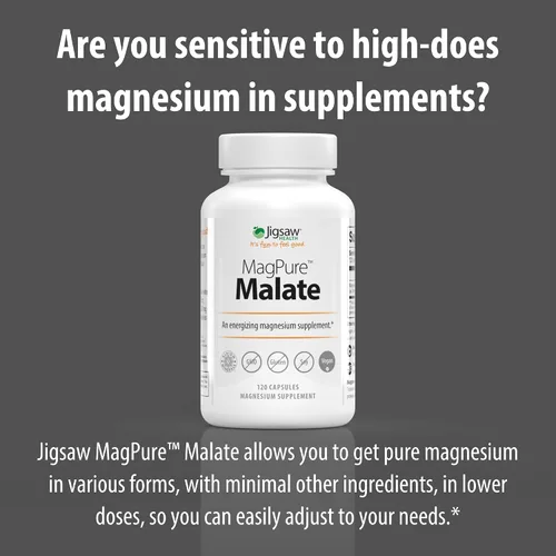 Miniatura 4 de Jigsaw Health MagPure Malato, Cápsulas de Magnesio Premium, 120 Cápsulas