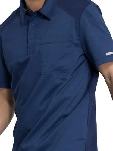 Miniatura 3 de Workwear Revolution Men Scrubs Top Polo WW615