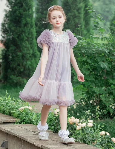 Miniatura 25 de Dicry Calcetines de encaje doble para niñas pequeñas con puños ondulados y volantes grandes para bebés y niños
