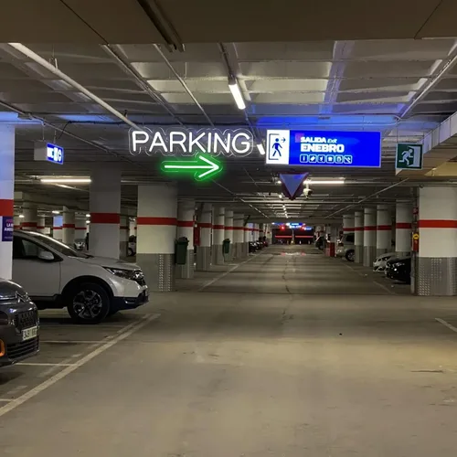 Miniatura 5 de Letreros de neón de estacionamiento para decoración de pared, luces de neón para dormitorio, letreros de negocios LED adecuados para estacionamiento