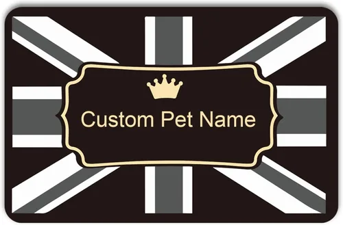 Miniatura 8 de Alfombrilla Personalizada para Cuenco de Gato y Perro - Antideslizante, Impermeable, Alfombrilla Personalizada para Mascotas para Comida y Agua
