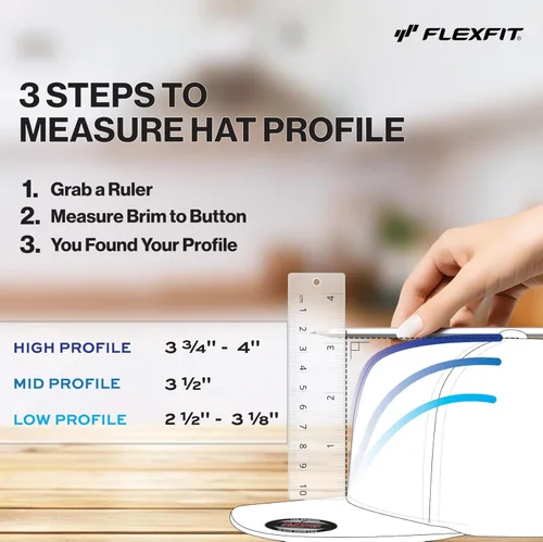 Miniatura 4 de Flexfit - Gorra de béisbol deportiva, ajustada, para hombre