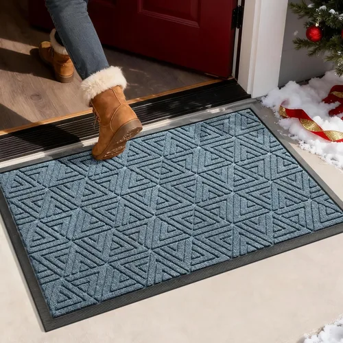 Miniatura 88 de Yimobra Alfombra para Puerta Delantera Exterior Entrada 29.5x17, Impermeable Resistente Alfombras Exteriores para Puerta Delantera, Alfombra