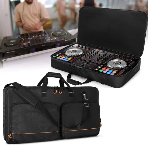 Miniatura 6 de Rexmica Bolsa de transporte compatible con Pioneer DDJ RX/DDJ SX/DDJ SX2 / DDJ SX3 / Denon MC7000 / Numark NS6, bolsa de almacenamiento