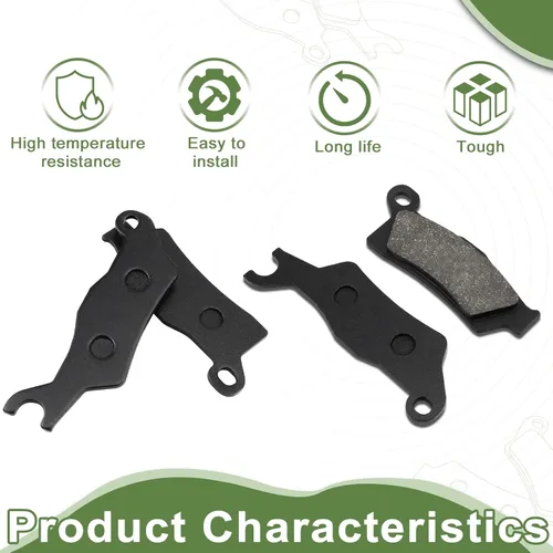 Miniatura 5 de Pastillas de freno delanteras y traseras para Can-Am Outlander 450 500 570 650 800R 850 1000, Outlander Max 650 450 500 570 800R 1000 1000R