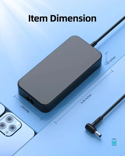 Miniatura 6 de Superer Cargador de CA de 120 W apto para MSI-Thin 15 B13VE B13UC B13UC, Cyborg 15 AI A1VEK, cable adaptador de fuente de alimentación para portátil