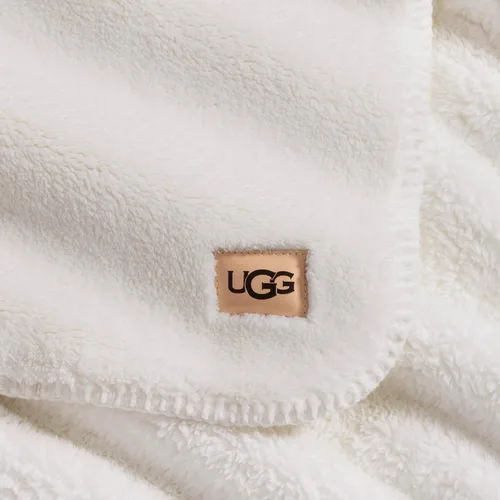 Miniatura 6 de UGG Whitecap Manta de Felpa Suave y Mullida de Forro Polar para Sofá o Cama, Decoración del Hogar, Manta de Invierno, Lavable a Máquina, 50 pulgadas