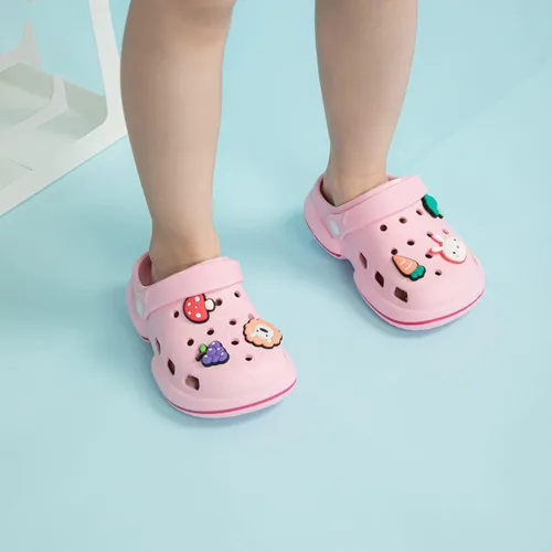 Miniatura 5 de Casazoe Zuecos de jardín para niños y niñas, sandalias de agua sin cordones, ligeras, para exteriores, verano, playa, piscina