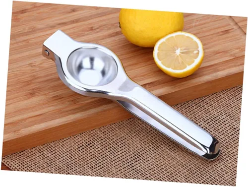 Miniatura 2 de INOOMP Exprimidor manual de acero inoxidable con exprimidor manual de limón y naranja con cómodo exprimidor de cítricos de mano para lima, kiwi