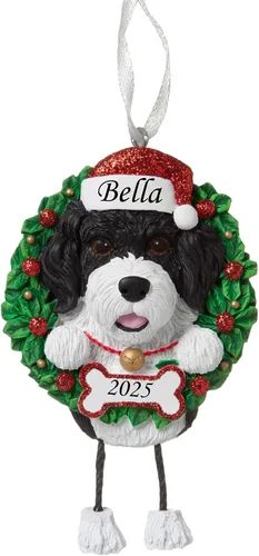 Miniatura 7 de Adorno personalizado para 2025, raza pura de perro Beagle, adorno para árbol de Navidad, decoración profesional personalizada, regalo para cachorro
