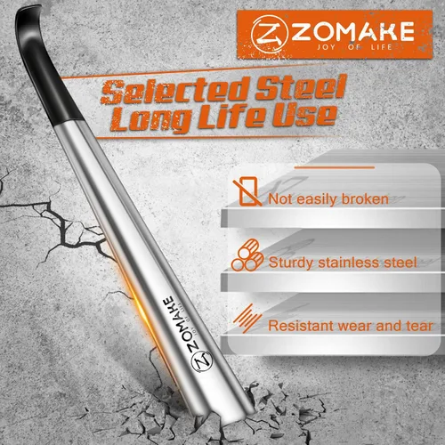 Miniatura 4 de ZOMAKE Calzador de Mango Largo para Personas Mayores Hombres Mujeres, Calzador Largo de Metal para Botas, Ayudador Cuchara de Zapatos de Acero