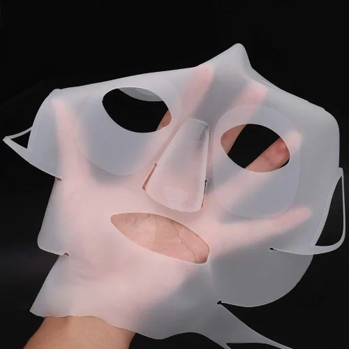 Miniatura 7 de ZJchao Hoja de silicona, cubierta de silicona facial reutilizable de silicona facial panda gancho para las orejas cubiertas hidratantes