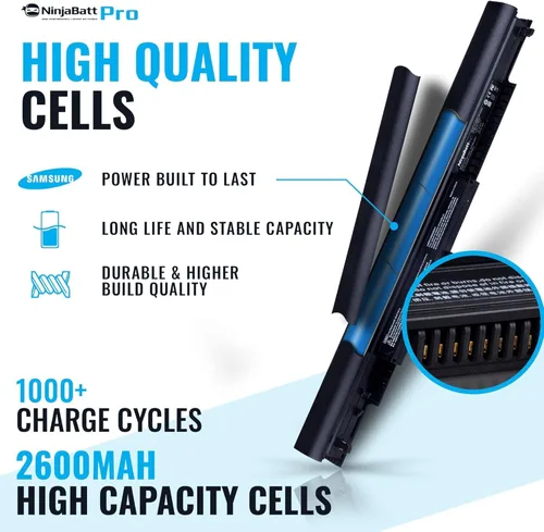 Miniatura 3 de NinjaBatt Batería profesional para HP 807956-001 HS04 HS03 807957-001 807612-421 HSTNN-LB6U 255 250 G5 15-AY039WM 15-AY009DX 17-X061NR 15-AY009DX