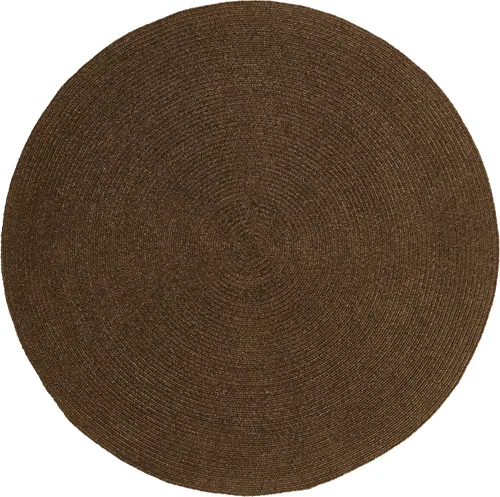 Miniatura 25 de BNM - Alfombra ovalada bohemia para interiores y exteriores con patrón trenzado sólido, perfecta para patio trasero, patio, oficina, sala de estar
