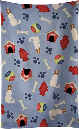 Miniatura 139 de Caroline's Treasures BB2654KTWL Dog House Collection Airedale - Toalla de cocina para invitados, toalla de baño decorativa para cara, té, paño