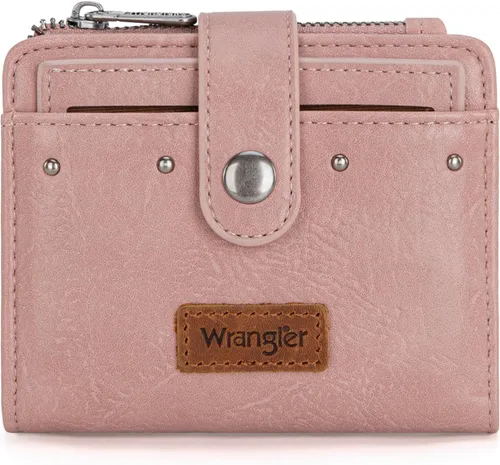 Miniatura 17 de Montana West X Wrangler billetera para mujer, billetera pequeña de dos caras para mujer, billetera para mujeres, billetera para tarjetas de crédito