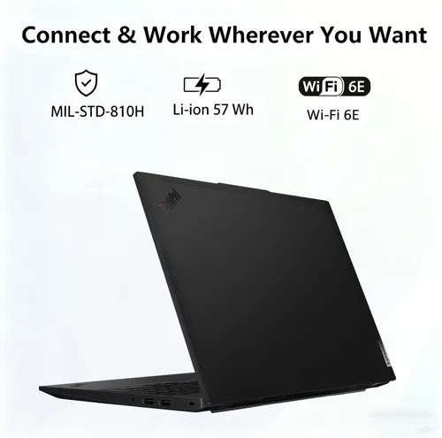 Miniatura 6 de Laptop Lenovo ThinkPad E16 Gen 2 empresarial (16" FHD+ antirreflejos, AMD Ryzen 7 7735U (> Intel i7-1355U), 16 GB DDR5, 512 GB SSD) retroiluminado