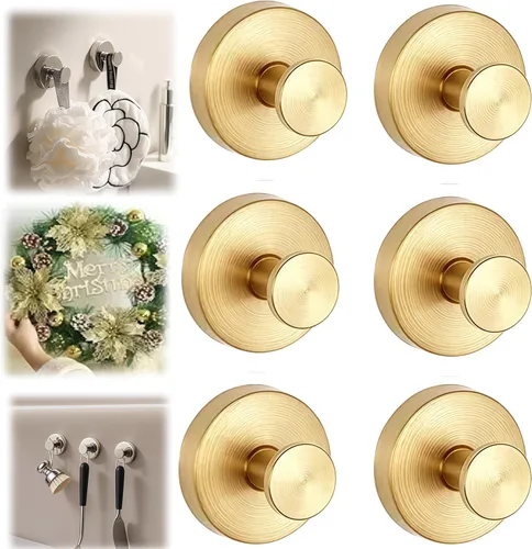 Miniatura 11 de Ganchos de ventosa para coronas en vidrio, ganchos de ventosa para ducha interior, ganchos de corona para puertas delanteras, ganchos de metal