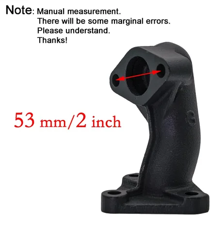 Miniatura 6 de JMCHstore Tubo de Silenciador de Escape con Deflector Para Predator 301cc, Motor de Honda GX240 GX270 8HP 9HP, Motor de Lifan Loncin, Bomba de Agua
