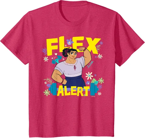 Miniatura 68 de Disney Encanto Luisa Madrigal Flex Alert Camiseta, Negro