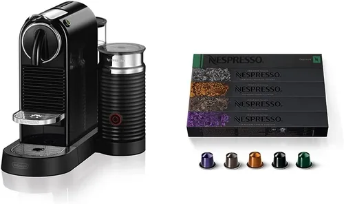 Miniatura 7 de Nespresso, CitiZ, cafetera para café expreso con leche, fabricada por De'Longhi, de color negro, Nespresso por De'Longhi, Negro