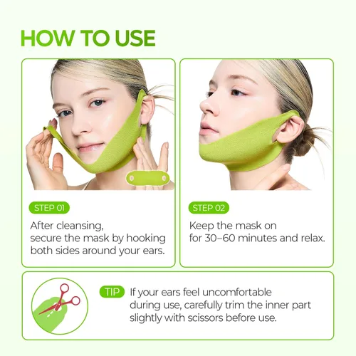 Miniatura 6 de Dr.Melaxin CACTOX V-Lifting Mewing Band – Cactox + Cafeína + Colágeno Banda de elevación de doble barbilla para flacidez de la mandíbula e hinchazón