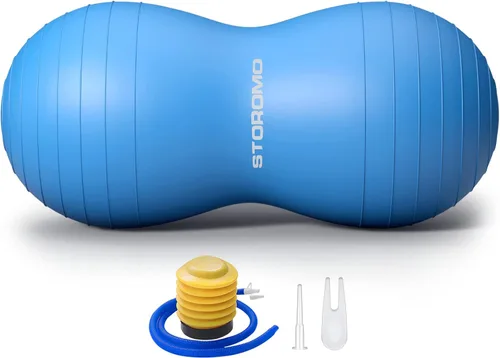 Miniatura 9 de pelota con forma de cacahuate, no se rompe, asiento activo para niños, para trabajo de parto, terapia, niños con TDAH – Bola de parto ecológica