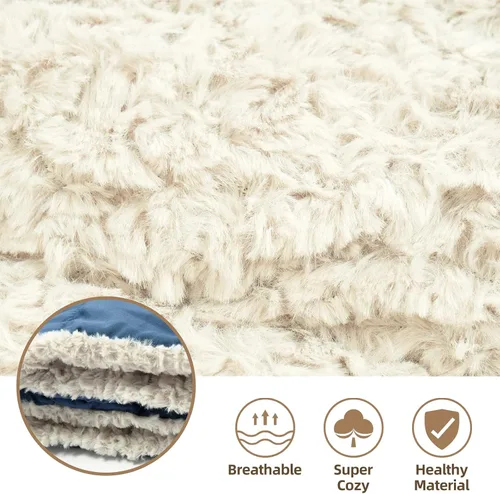 Miniatura 3 de BRKURLEG Tapete de cama grande para perro, almohadilla lavable para perros y gatos pequeños, medianos y grandes, colchón de felpa suave