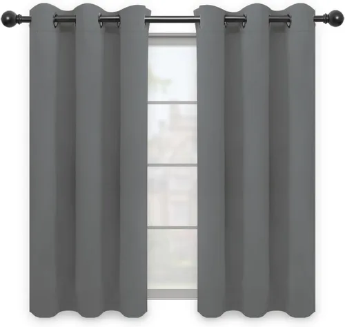 Miniatura 264 de Easy-Going - Cortinas opacas para dormitorio, aislamiento térmico sólido con ojales, cortinas de ventana para reducción de ruido, cortinas