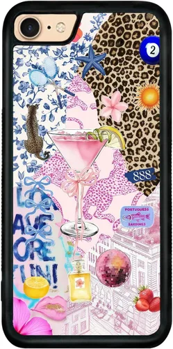 Miniatura 169 de Funda de teléfono de playa de verano a prueba de golpes y protectora con hibisco, bonitas fundas de teléfono para iPhone XR jamaica (Hibiscus Flower)