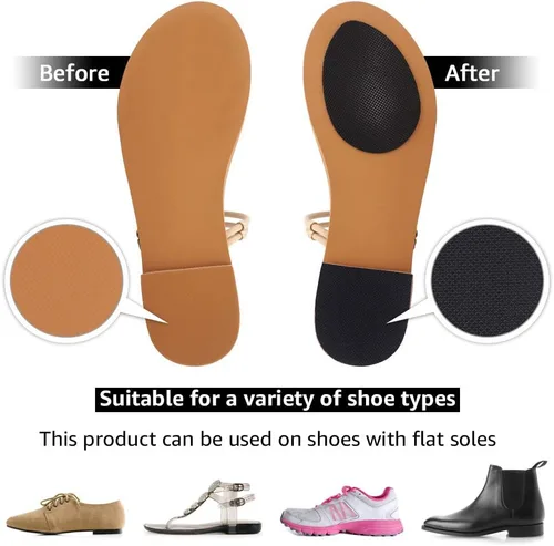 Miniatura 4 de 8 almohadillas antideslizantes de silicona de alta calidad para zapatos, tacones altos y botas de amortiguación, protectores de suela autoadhesivos