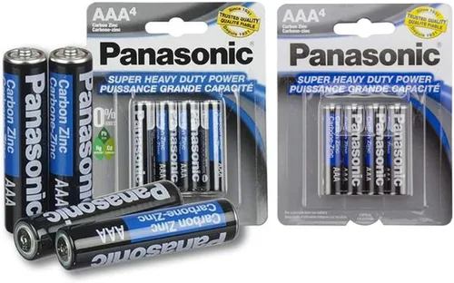 Miniatura 4 de Panasonic 8 pilas AAA Super Heavy Duty Carbon Zinc Battery 1.5V