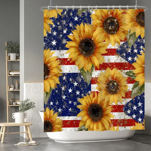 Miniatura 124 de Cortina de ducha de fantasma y gato negro para niños, 36 x 72 pulgadas, espeluznante y bonita, cortina de baño de Halloween con 6 ganchos, cortina