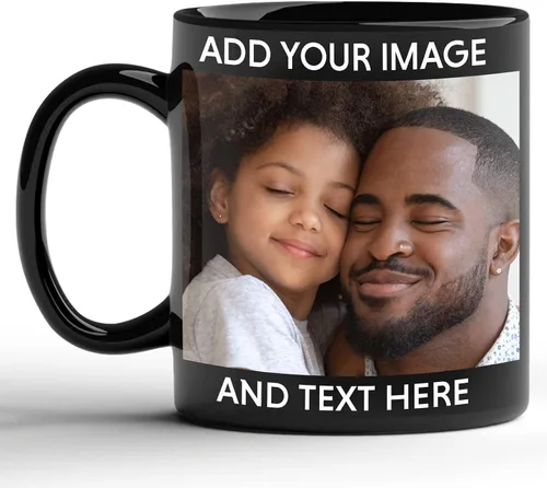 Miniatura 10 de GotPrint Taza con foto personalizada, regalos personalizados, carga de imagen y texto, logotipo de la empresa, nombre, idea de regalo personalizada