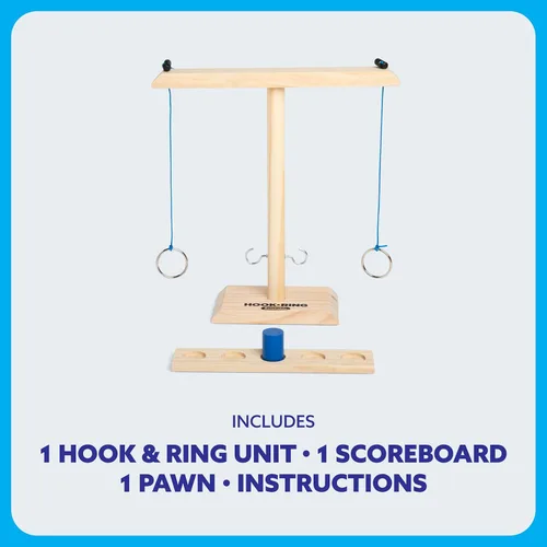 Miniatura 5 de Hook & Ring Family de Relatable, el emocionante juego de lanzamiento de anillos para reuniones familiares, grandes juegos para 2 jugadores