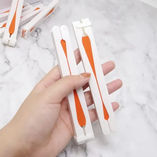 Miniatura 5 de Honbay Abanicos de papel plegables de mano, 12 unidades, para cumpleaños, boda, fiesta, acordeón de forma redonda, recuerdos de fiesta (naranja)