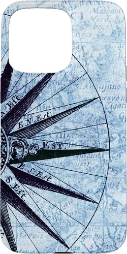 Miniatura 30 de Funda para iPhone 14 Plus con mapas náuticos, estilo vintage, diseño de mapas oceánicos, capitán de barco