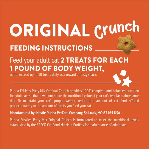 Miniatura 7 de Purina Friskies - Golosinas para gatos, Party Mix Original Crunch - Bolsa de 30 onzas