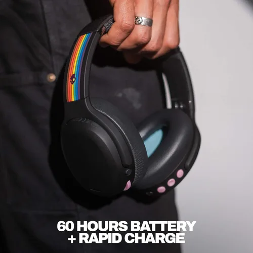 Miniatura 3 de Skullcandy Crusher ANC 2 Wireless Over-Ear Bluetooth Headphones with Multi-Sensory Bass, Active Noise Cancelling, Up to 60 Hours Battery, Microphone