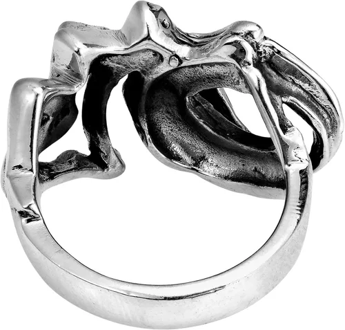 Miniatura 4 de Anillo de plata de ley 925 con diseño de ángel volador